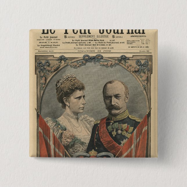 Gäster av frankriken, kung Frederick VIII och Knapp (Framsida)