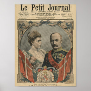 Gäster av frankriken, kung Frederick VIII och Poster