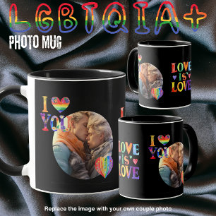 Gäster för Personligen Gay Trans HGBTQIA Par Mugg