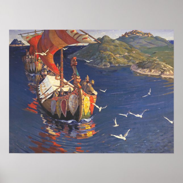 Gäster från utomeuropeiska länder poster (Framsidan)