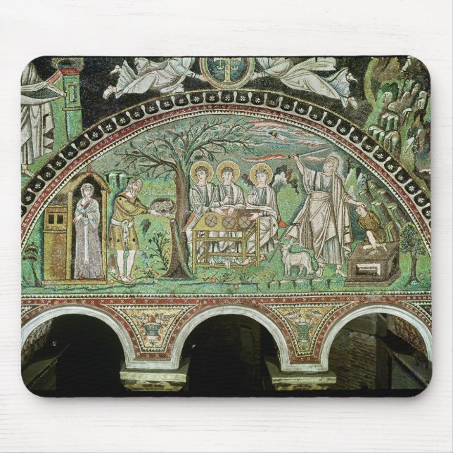 Gästfrihet av Abraham och offret av Musmatta (Framsidan)