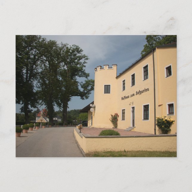 GASTHAUS ZUM HOFGARTEN UNTER SCHLOSS IN HAAG VYKORT (Framsida)