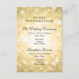 Gästinformation Guld Vintervonderland Tilläggskort