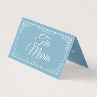 Gästkort Bord Namn - Quinceañera Mini Tack Kort