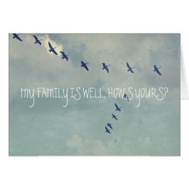 Gästkurs söderut hälsningskort