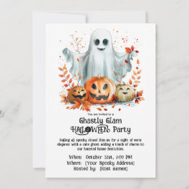 Gästlig Glam HALLOWEEN-fest Inbjudningar