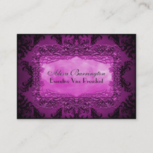 Gastlinplume elegant Goth Visitkort