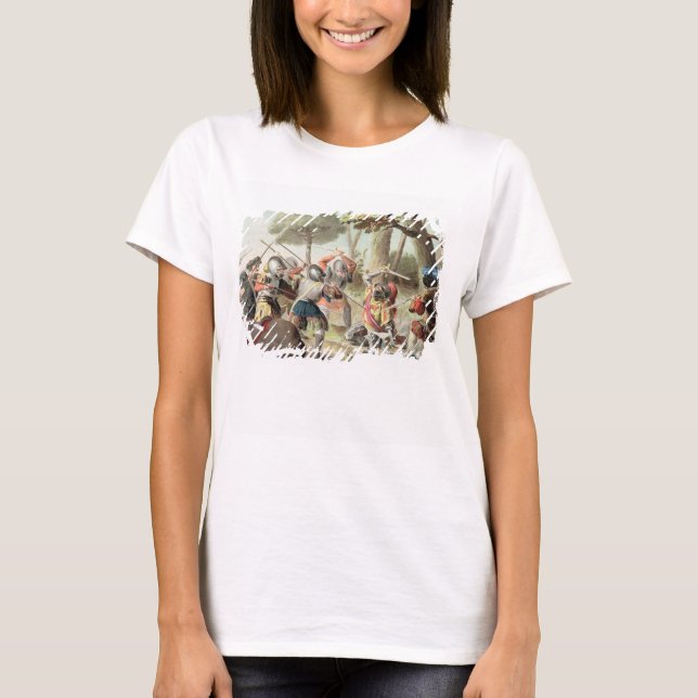 Gaston de Foix (1488-1512) Slain i slaget vid Tee Shirt (Framsida)