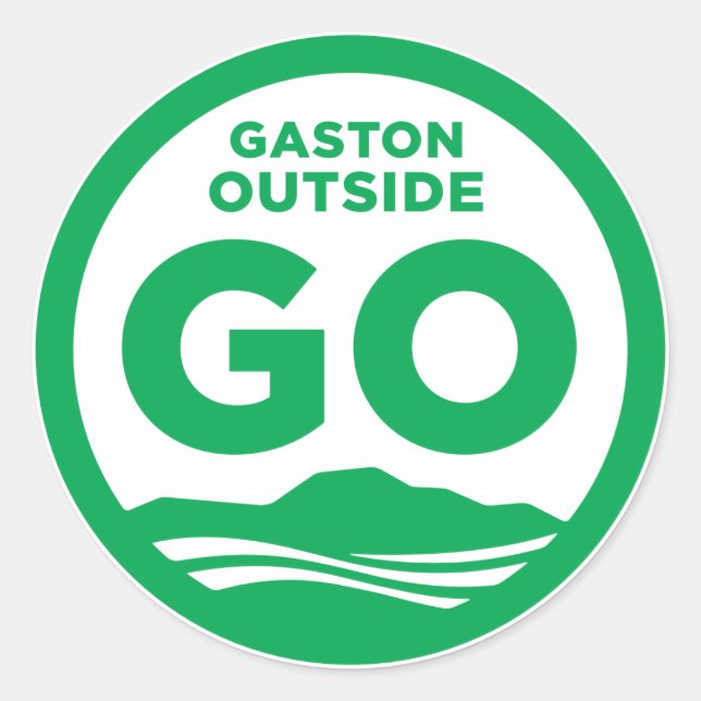 Gaston Exside Sticker Runt Klistermärke (Framsida)