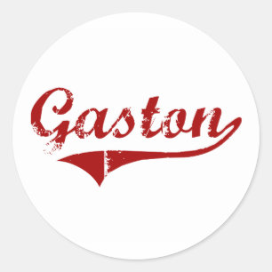 Gaston South Carolina klassikerdesign Runt Klistermärke