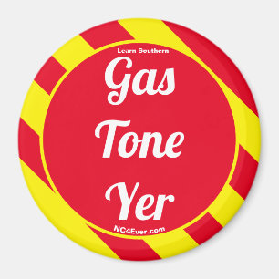 Gaston Yer Red/Gult Magnet