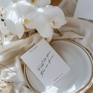 Gästplatskort Namn Modern Minimal Bord-gästplats