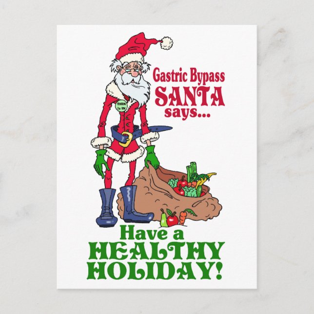Gastric Bypass Santa Helg Vykort (Framsida)