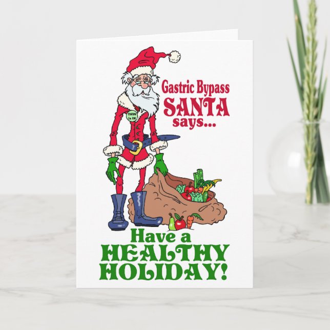 Gastric Bypass Santa Helgkort (Framsida)