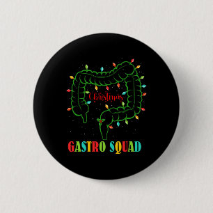 Gastro Nurse Squad Roligt jul Ljus Gastroente Knapp