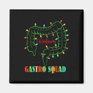 Gastro Nurse Squad Roligt jul Ljus Gastroente Magnet