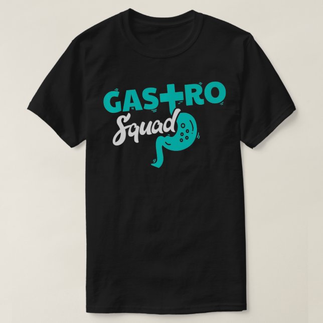 Gastro Squad Doktor Medical Assistant Gastroenter T Shirt (Design framsida)