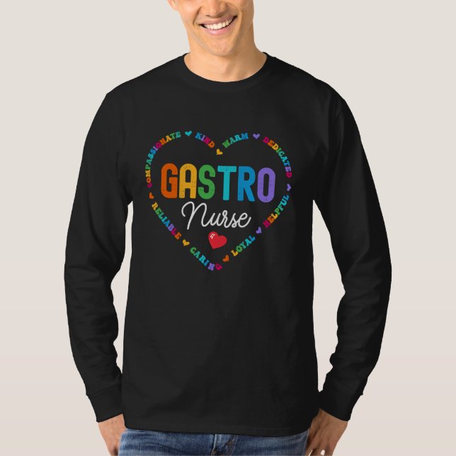 Gastro Squad Endos Nurse Gastroenterology Endo GI T Shirt (Framsida)