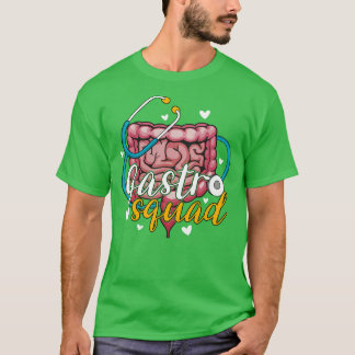 Gastro Squad Gastroenterology Nurse GI Endoscopy T Shirt