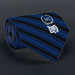 Gastroenterolog Monogram Blue Faux Guld Slips<br><div class="desc">En blå och svart streckad stripe- personlig som är skräddarsydd för gastroenterologi Medicinska professioneller.</div>