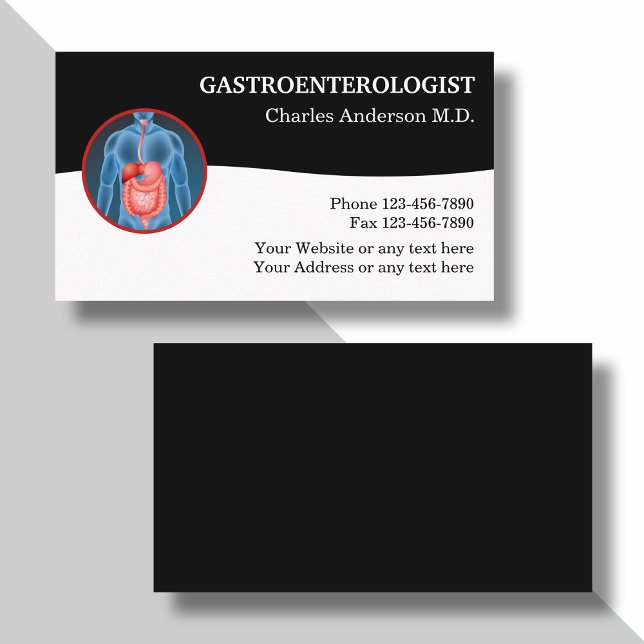 Gastroenterolog Visitkort (Skapare uppladdad)