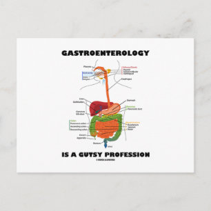 Gastroenterologi är ett gyllene yrke vykort
