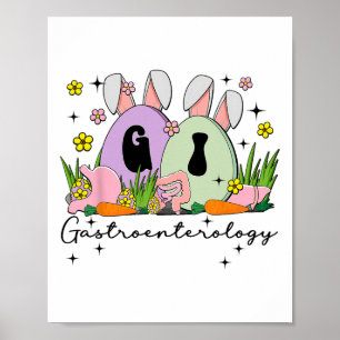 Gastroenterologi Gi Nurse Påskhare Endoscopy T Poster