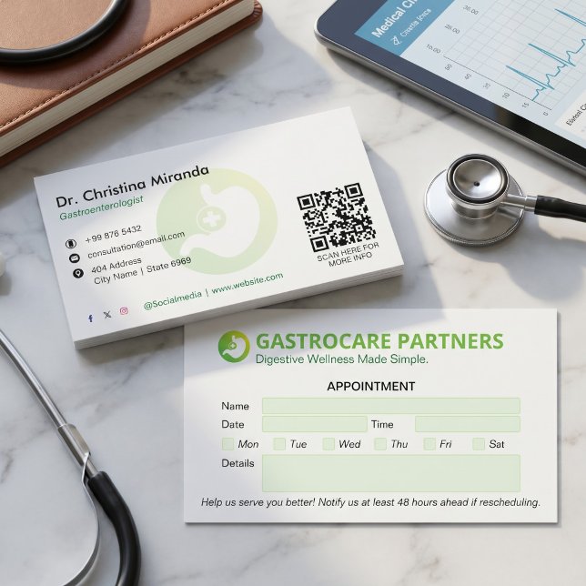 Gastroenterologi Klinisk Verksamhet | Tidsbokning Visitkort (Skapare uppladdad)