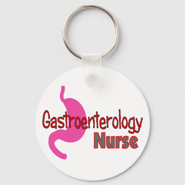 Gastroenterologi NURSE Unik stomach Nyckelring (Framsida)