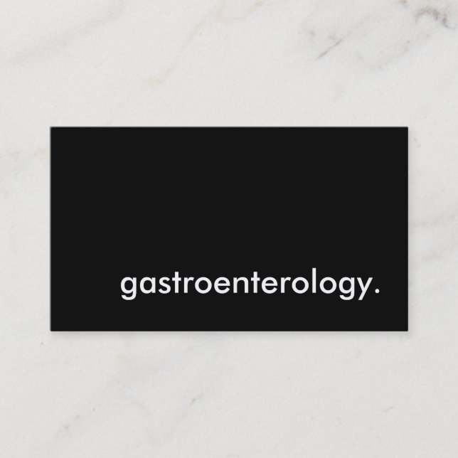 gastroenterologi. visitkort (Framsida)