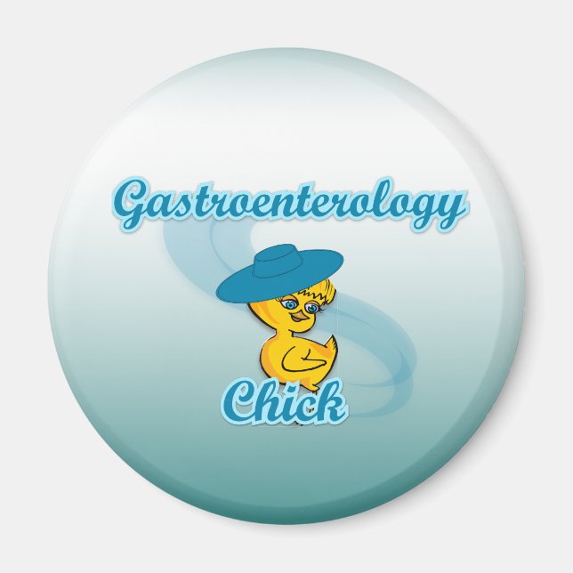 Gastroenterologisk Chick nr 3 Magnet (Framsidan)