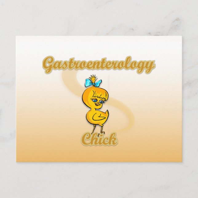 Gastroenterologisk Chick Vykort (Framsida)