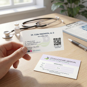 Gastroenterologisk klinik verksamhet Tidsbokning Visitkort