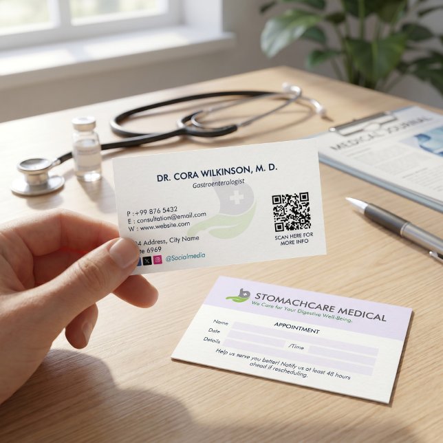 Gastroenterologisk klinik verksamhet | Tidsbokning Visitkort (Skapare uppladdad)