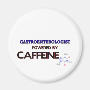 Gastroenterologist som drivas av koffein magnet