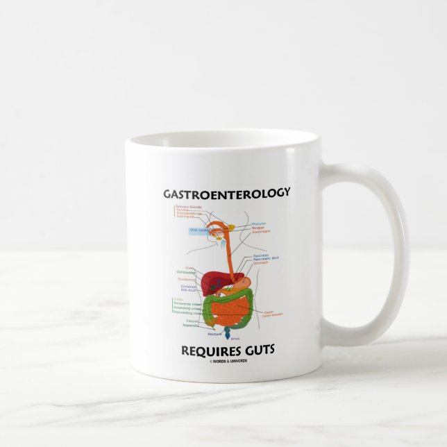 Gastroenterology kräver innanmäte kaffemugg (Höger)