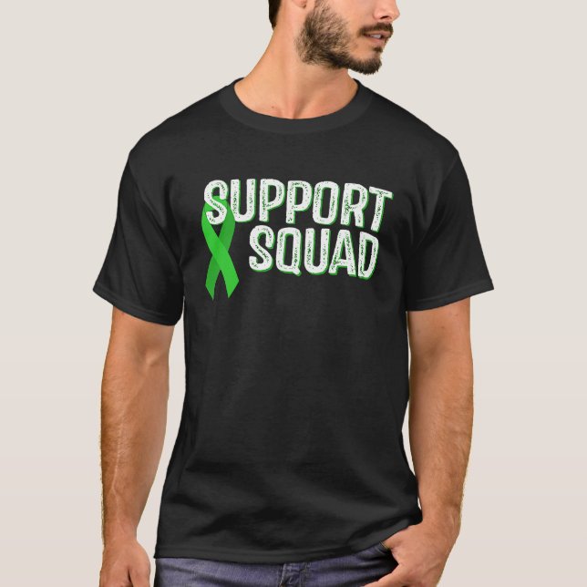 Gastroparesis Awareness Support Squad T Shirt (Framsida)