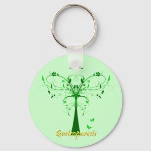 Gastroparesis medvetenhet Keychain Nyckelring