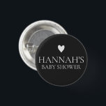 Gäststift för Black Gotham & Moody Pojke Knapp<br><div class="desc">Unveil firande-mörk och fantastiska sida med våra minimalistiska, svarta Gothic- och Moody Halloween-babyinbjudningar, skyltar och dekorsamling. Bär den vackra perioden medan du firar den lilla annans annalkande med dessa förfärligt vackra design. Dö in i en värld av mystisk charm och eerie elegance, perfekt för en Halloween-temerad babydusch som lämnar ett...</div>