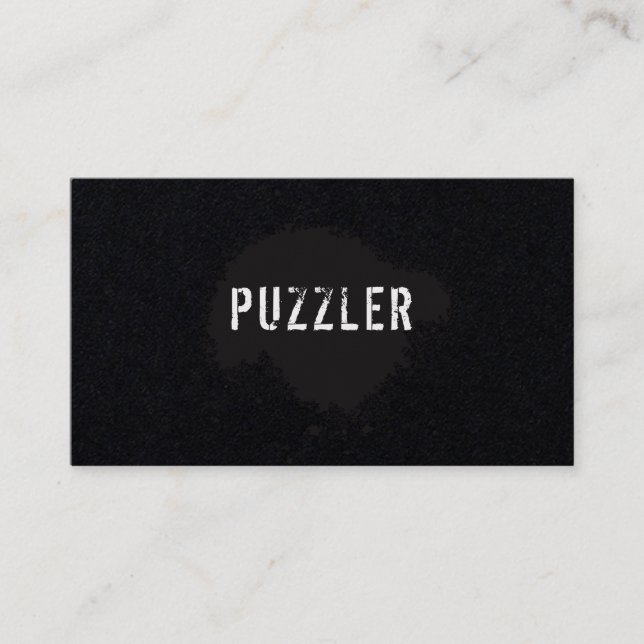 Gata Art Graffiti Spray Paint Kan Märkre Profil Visitkort (Framsida)