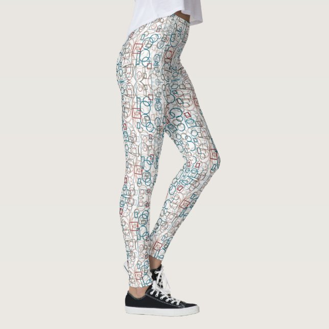 Gåta - cirklar, rektanglar och fyrkanter leggings (Höger)