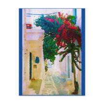 Gata för den grekiska ön