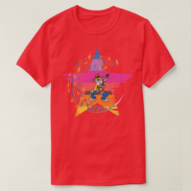 gata guitarist guitar t shirt (Design framsida)