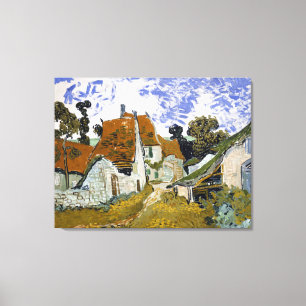 Gata i Auvers-sur-Oise av Vincent van Gogh Canvastryck