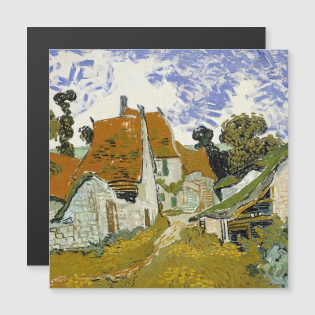Gata i Auvers-sur-Oise Vincent van Gogh (Fram/baksida)