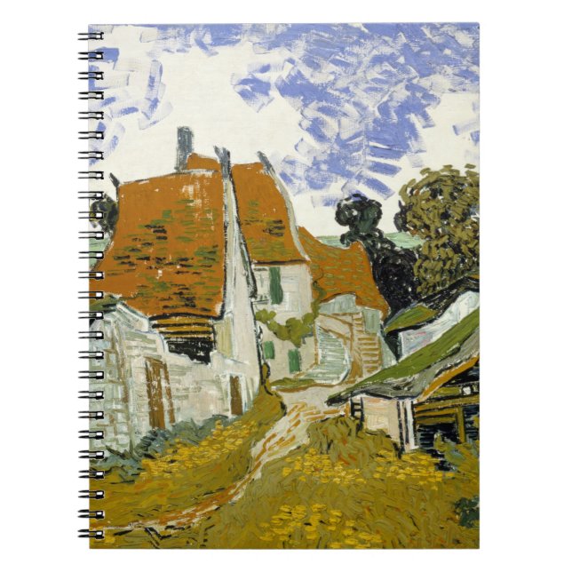 Gata i Auvers-sur-Oise Vincent  van Gogh    Anteckningsbok (Framsidan)