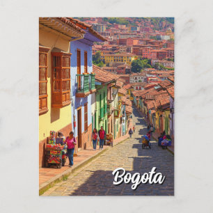 Gata i Bogota Colombia La Candelaria Bogotá Vykort