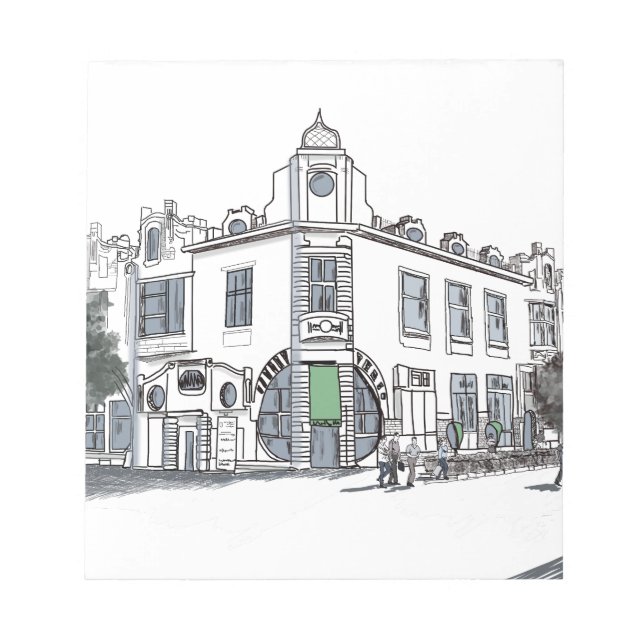 Gata i den gamla staden anteckningsblock (Framsida)