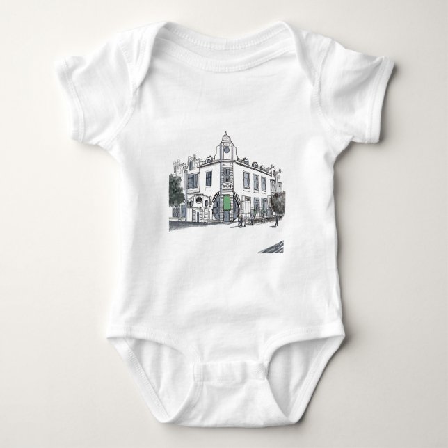 Gata i den gamla staden t-shirt (Framsida)