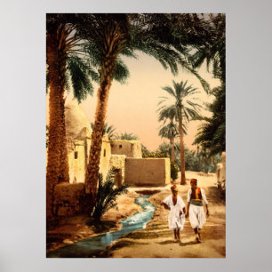 Gata i den gammala townen, II, Biskra, Algeriet Poster